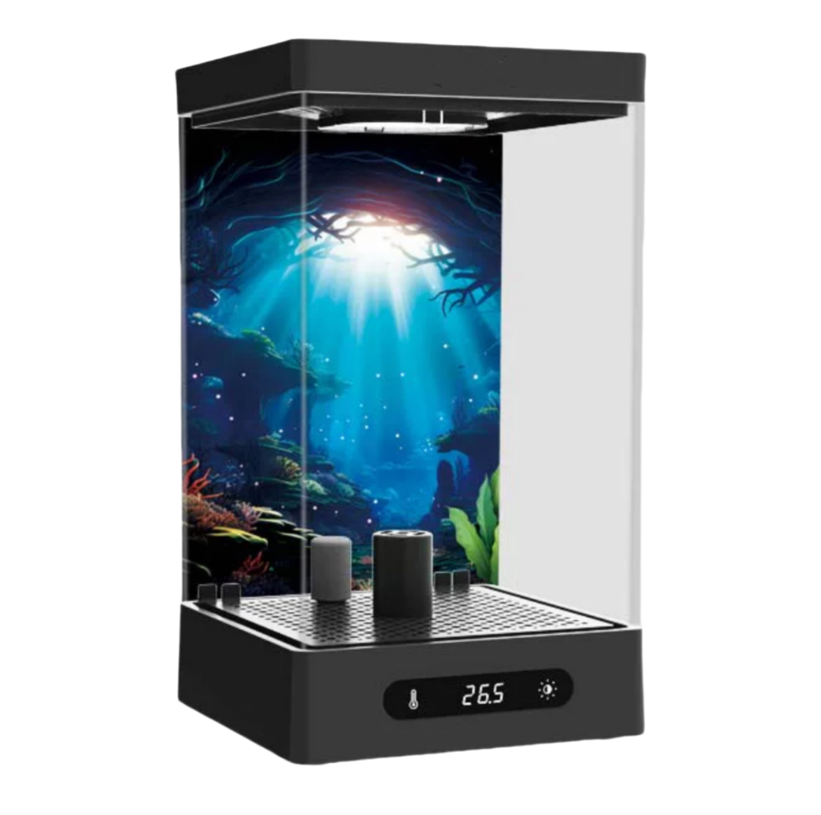 High Transparency ABS Plastic Shell Square fish tank GoldfisTankh aquarium With Cover