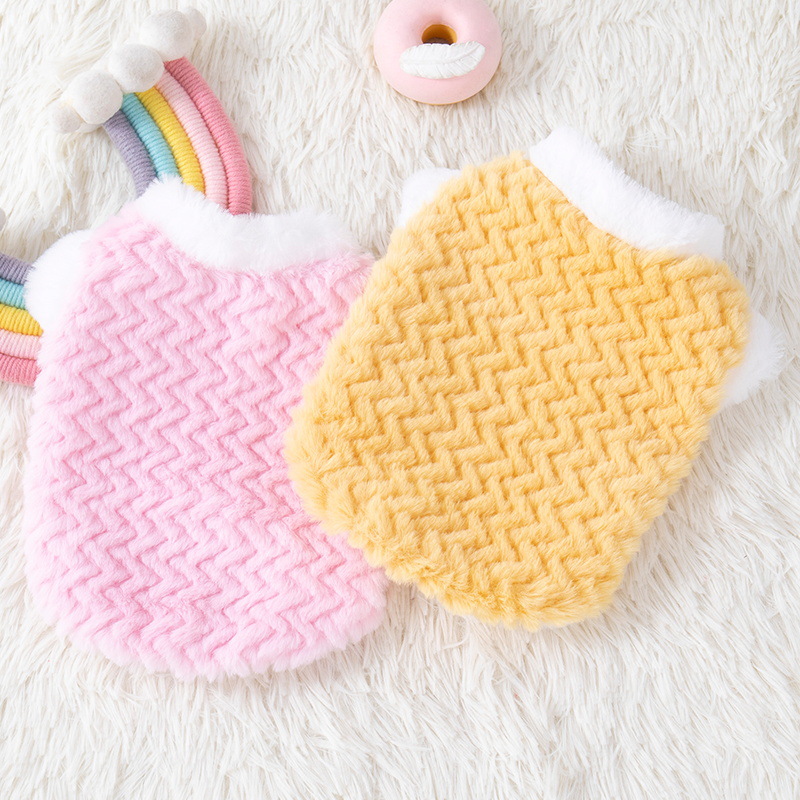 Autumn Winter Thickening rabbit hair Vest for Small Dogs Puppy T-Shirt Fleece Pullover Pet Clothing