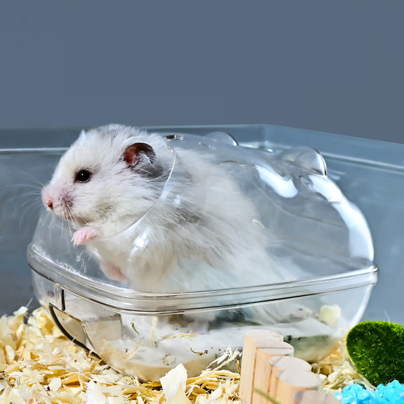 Wholesale Splash-Proof Pet Sand Bath Container Large Hamster Toilet Hamster Bathroom Toilet For Small Animals