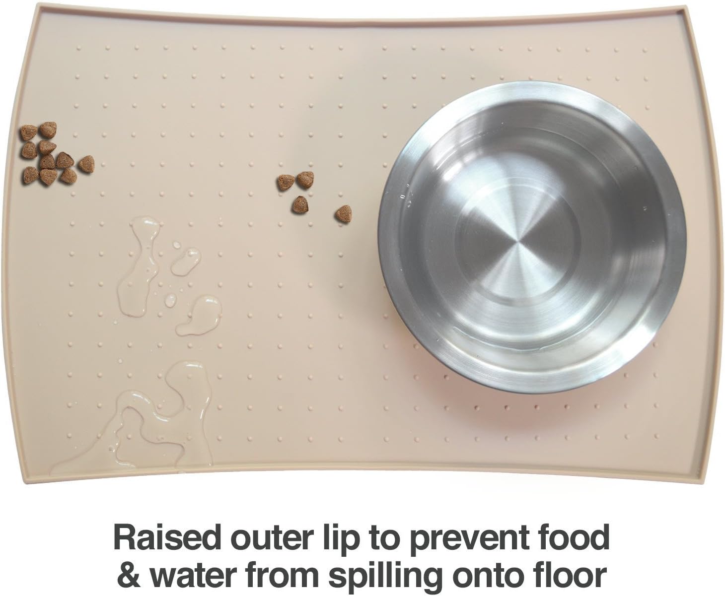 Wholesale Non Stick Silicone Waterproof Pet Bowls Mat Large Size Dog Food Mat