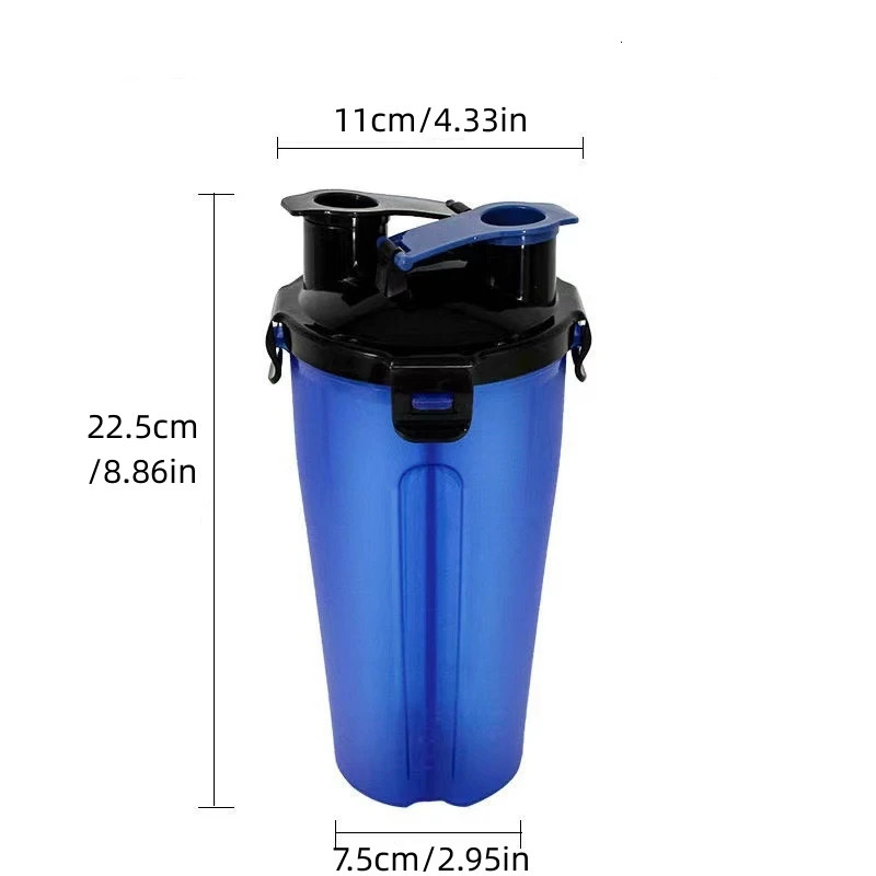 free shipping Pet Travel Water Bottle 2 in 1 Foldable Feed Bowl Drink Cup Food Container Silicone Outdoor DoubleUsed Portable Cat Dog Feeder 241125