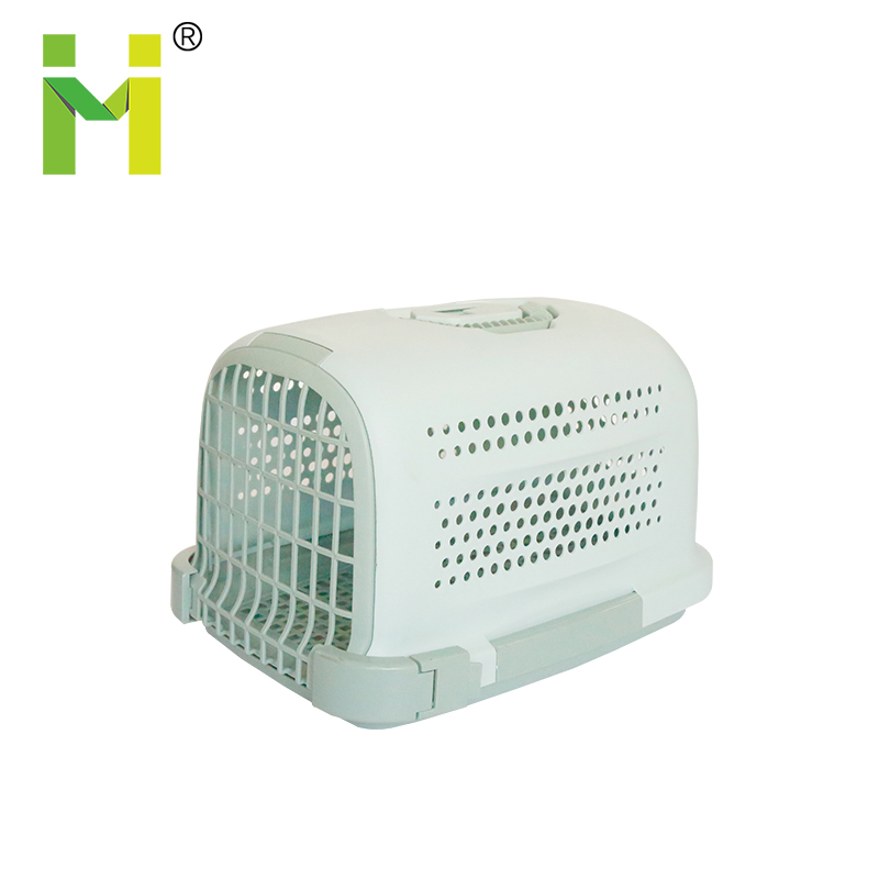 Plastic Pet Cage With Big Door Dog Cage Pet Carrier Fashion Travel Pet Air Box For Dog&Cat