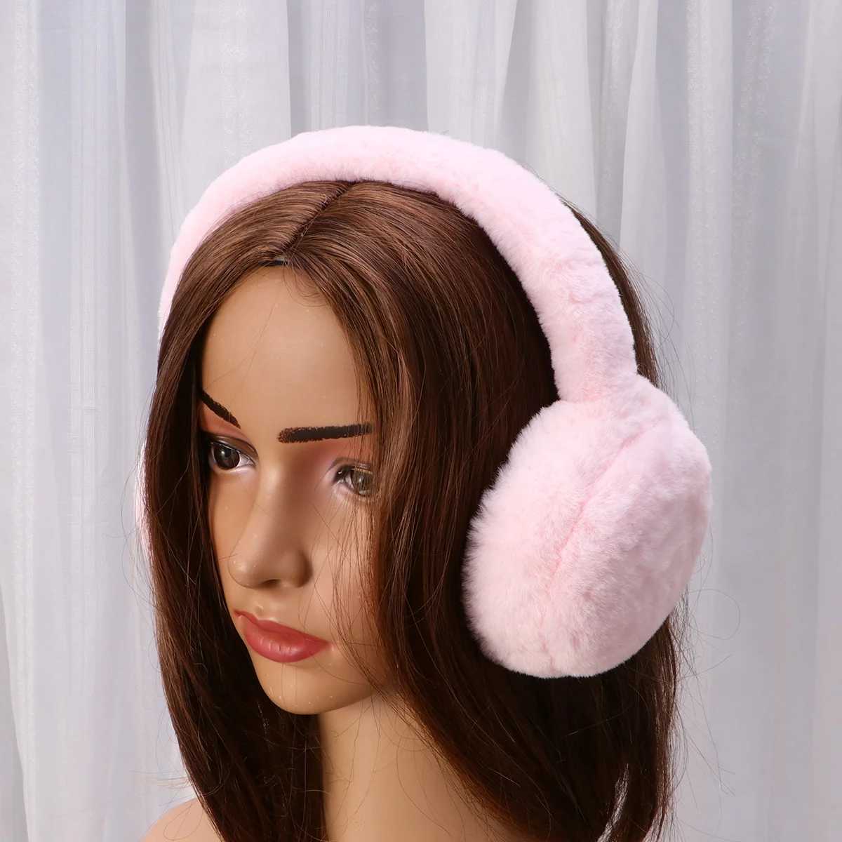 Outdoor girl earmuffs noise cancellation headphones winter cover childrens earmuffs W241126