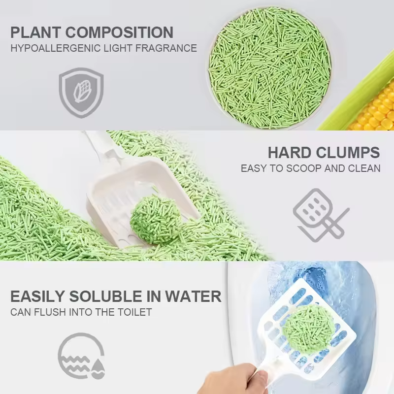 Wholesale factory price Super Bentonite cat litter Cat Litter Bulk tofu cat litter