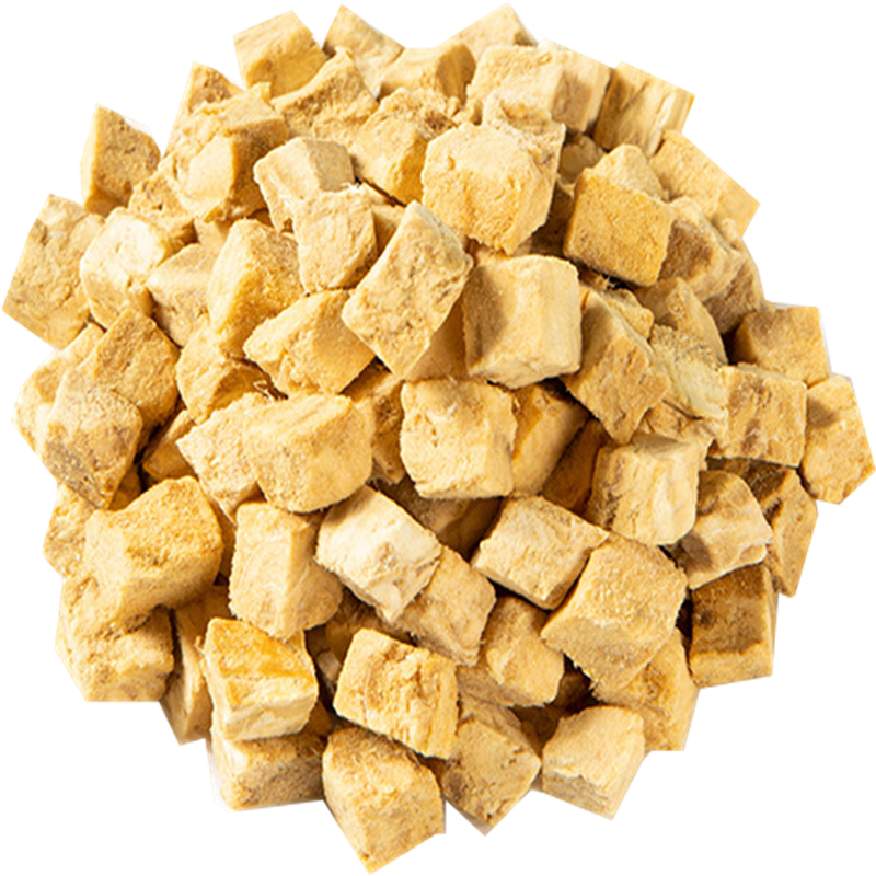 100% Original Natural Cat Treats Freeze-Dried Dehydrated Duck Chicken Salmon Cube Frozen Treats Snacks