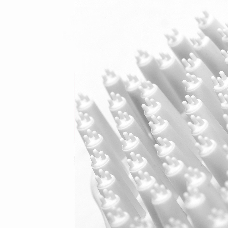Pets Brush For Bath Dog Cat Massage Brush Grooming Comb Soft Rubber Pets Fur Hair Removal Comb
