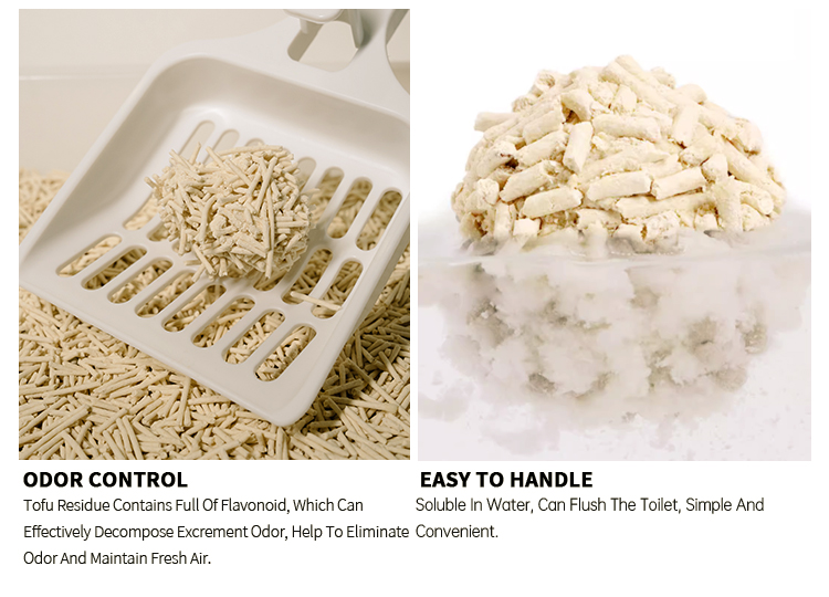 Tofu Litter For Cats Wholesale In Tons Tofu Soya Cat Litter Dust Free 12 Kg