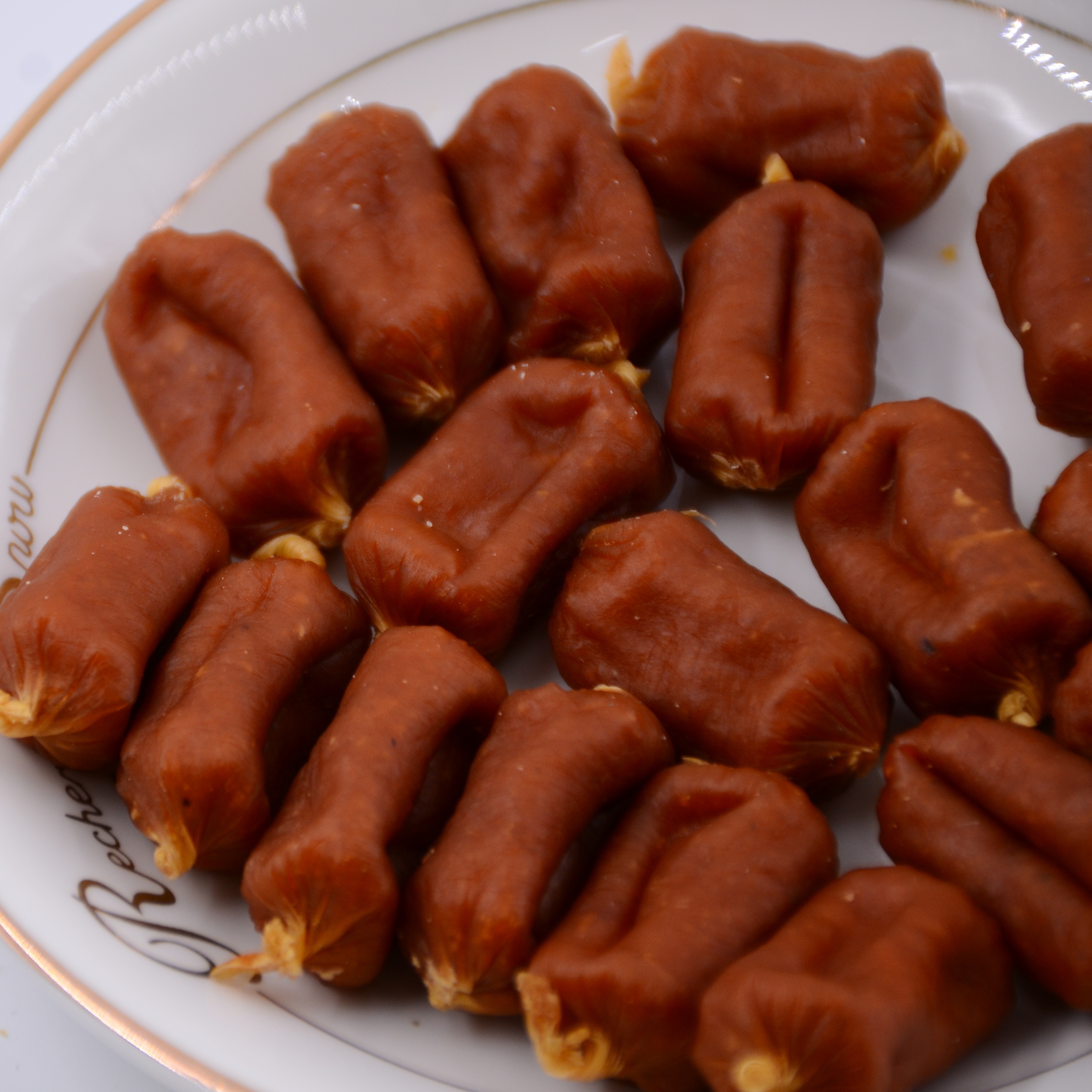duck sausage dog treats healthy dog snack factory wholesale oem private label and chicken sausages pet food