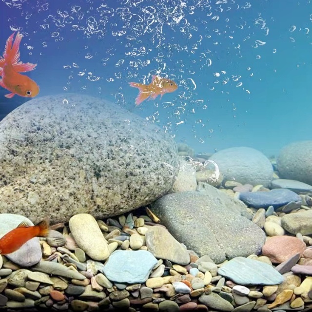 Natural crystal stone fish tank landscape gravel fish tank bottom landscaping sand and stone