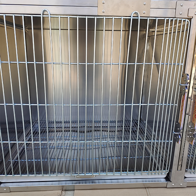 EUR PET Top Quality Professional Veterinary 5 doors stainless steel dog cage For Vet Clinic