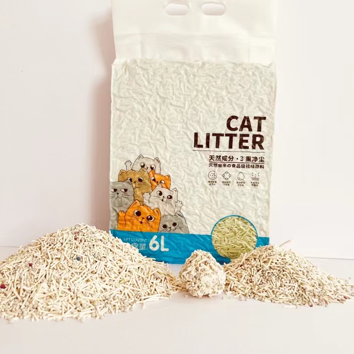Odor Control and Unscented Ultra Absorbent Water Flushable Bentonite Tofu Cat Litter