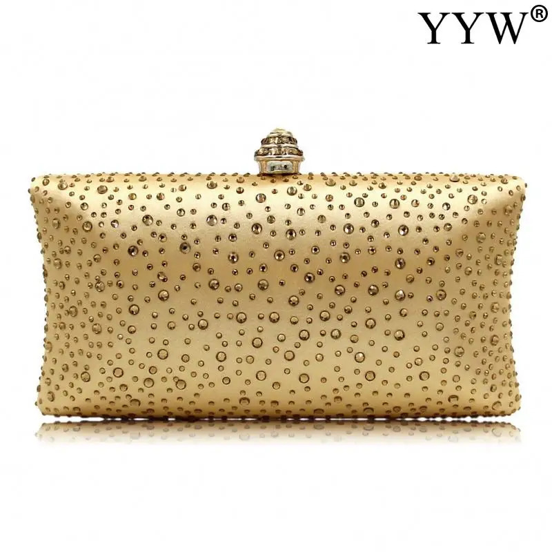 Fashion y Women Clutch Bag With Rhinestone Exquisite n For Party Wedding Shoulder Handbag Evening 241125