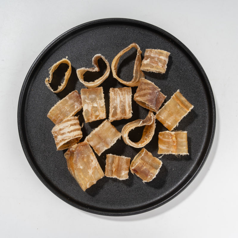 Wholesale dried dog snacks Dried beef throat organic pet snacks puppy training rewards