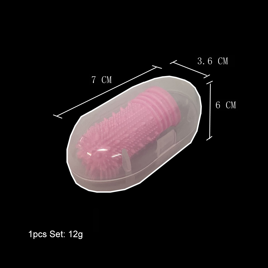 New Pet Finger Brush Silicone Dog Toothbrush Teeth Cleaning Tool Bad Breath Care Non-toxic Puppy Dog Brush Pet Supplies