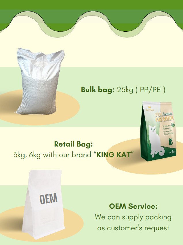 King Kat 100% Corn Cat Litter from Vietnam Eco-Friendly and Safe for Cats-Economical Option from ABIMEX GROUP