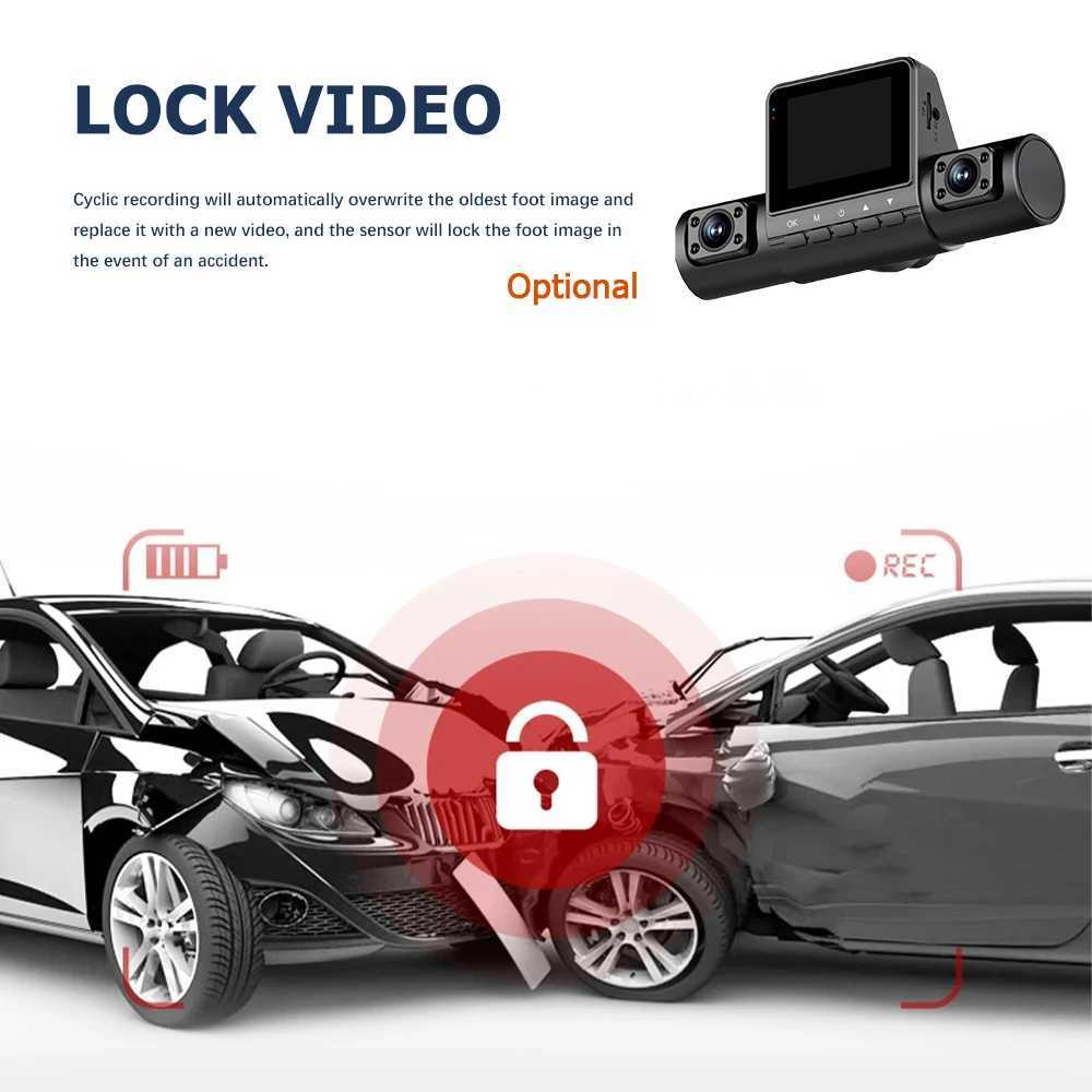 car dvr 1 PCS Dash Cam 4Channel 1080P Driving Recorder HD1080P Front Inside Rear View Infrared Night Vision Car Charge Rrsing Camera Z250509