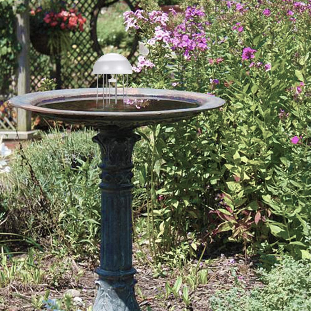 Solar Water Wiggler Attract Bird Bath Discourages Mosquitoes Outdoor Good Helper Agitator Water Wiggler