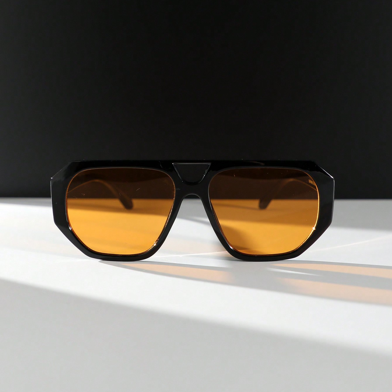 Women's Fashion Large Irregular Frame Plastic Full Rim Eyeglasses Glasses for Travelling and Photo Taking
