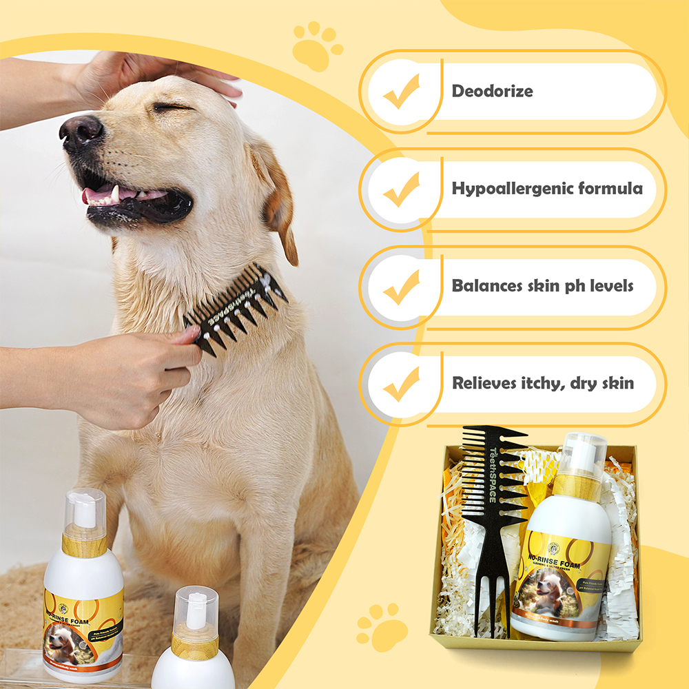 Waterless No Rinse Pet Shampoo For Dogs And Cats