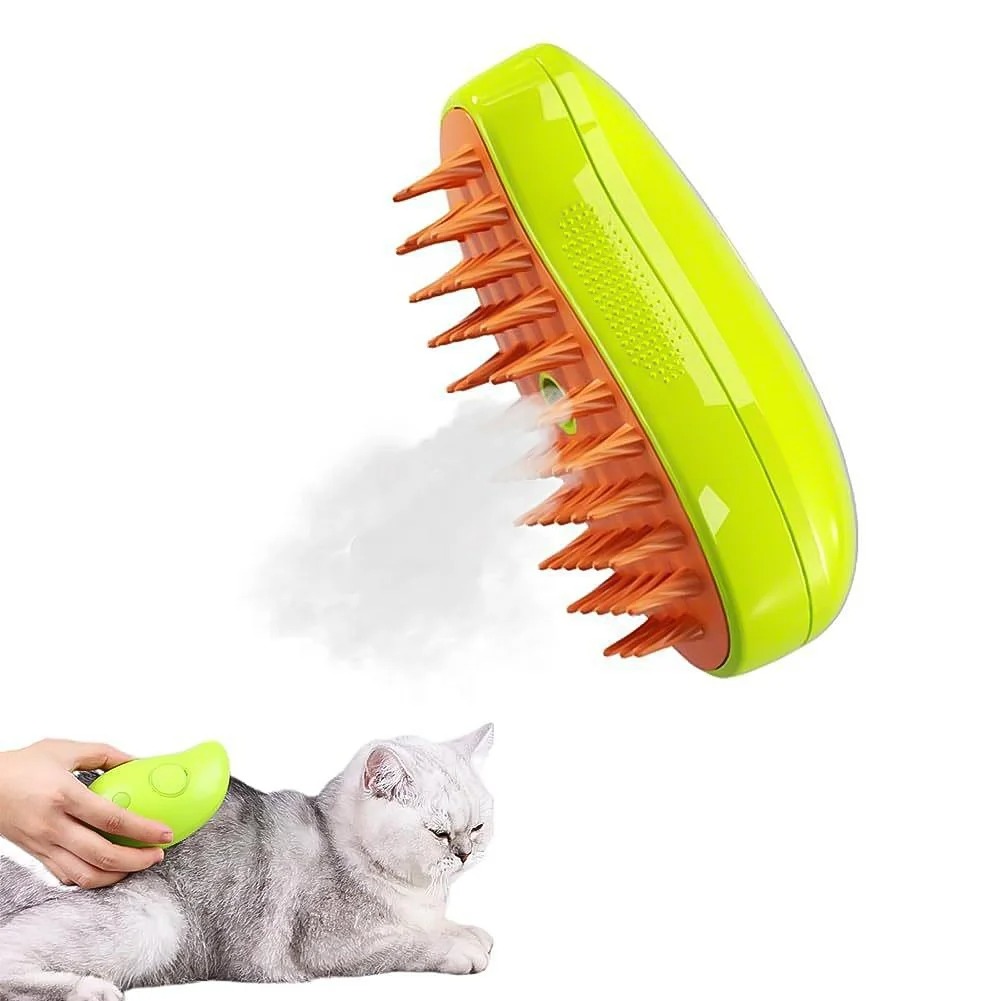 Wholesale New Pet Brushes Self Cleaning Steam Cat Dog Pet steamy brush for Dog Removing Tangled and Loosse Hair
