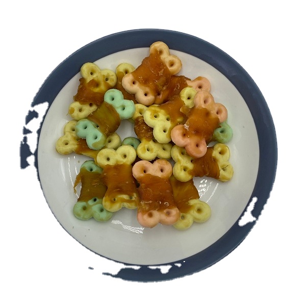 factory wholesale good quality high protein chicken wrap biscuit dog snacks