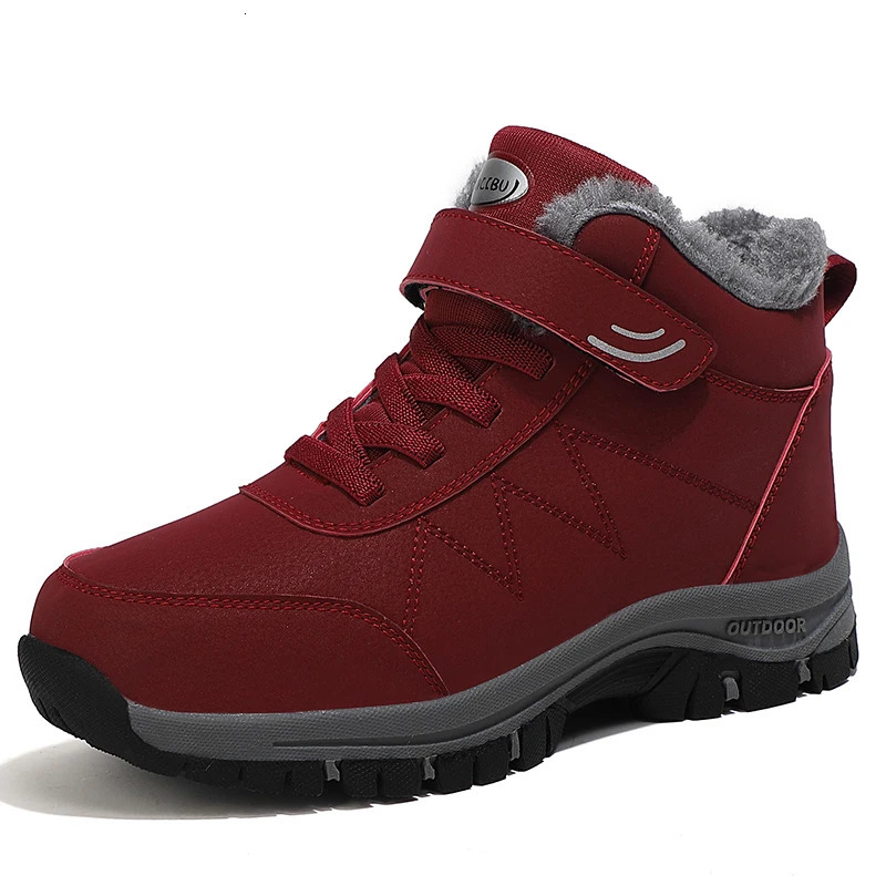 Men Top Quality Casual Snow Boots Waterproof Warm Winter Shoes Men Hiking Boots Outdoor Mountain Climbing Sneaker Man Trekking 241114