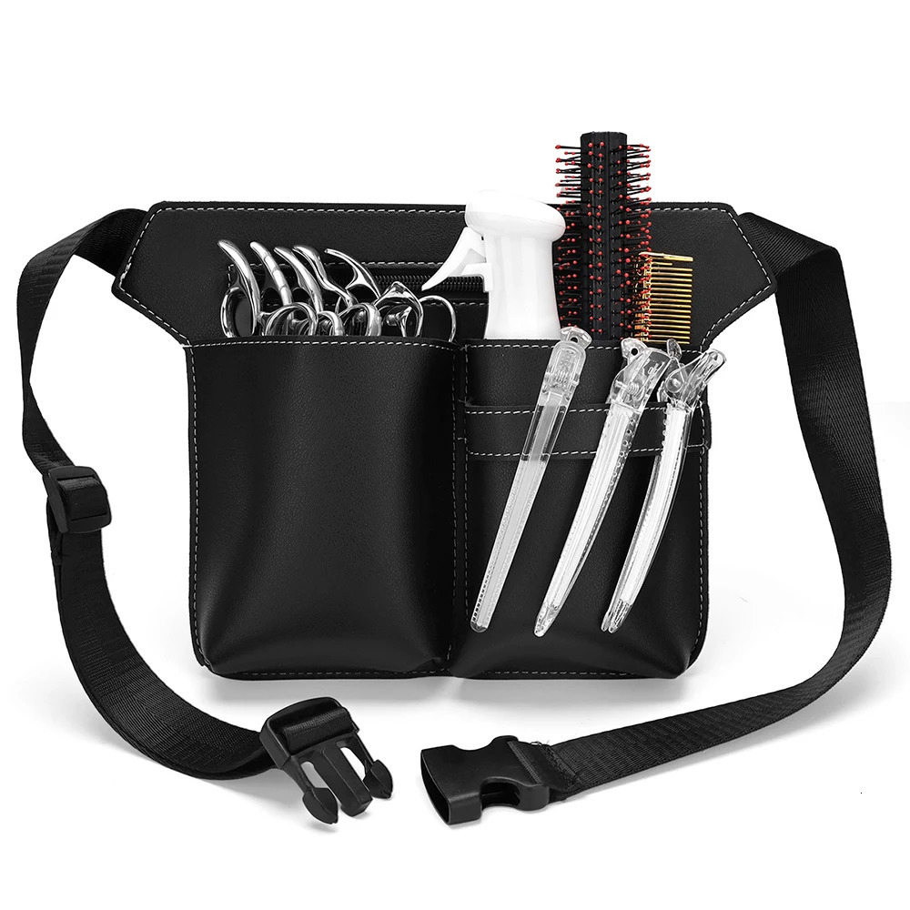 Retro Hair Scissor Bag for Hairdressing Professionals Waist Kits Pet Beauty Shoulder 241115