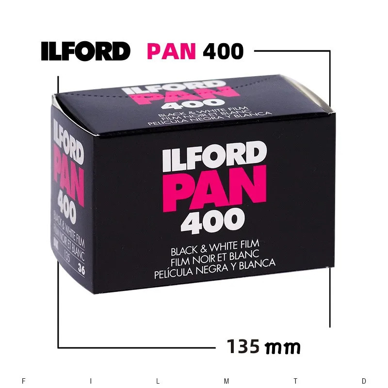 6/10 rolls of ILFORD Pan 400 black and white film high-quality 135 35mm B W negative film 36 exposure film camera 241125 - view 4