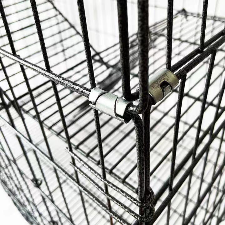 Wire Mesh Outdoor Cat Cages For Cats Breeding With Wheels