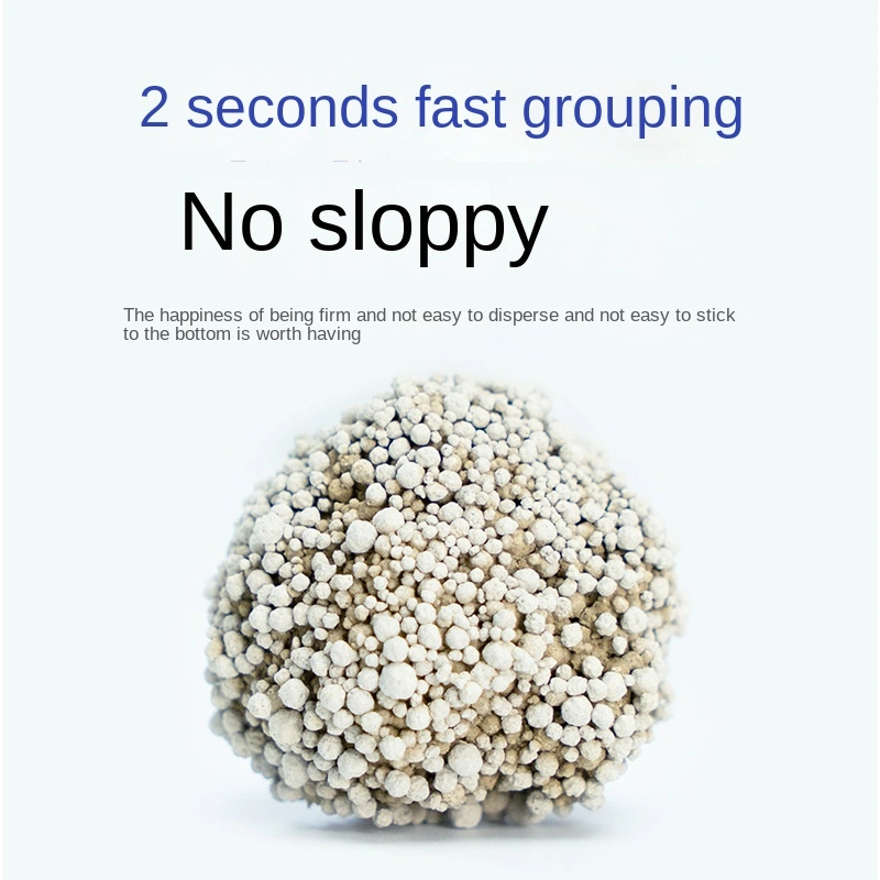 Wholesale bulk 1-3mm Strong Fragrance organic natural sodium cat litter ball shape dust free clumping bentonite cat litter sand