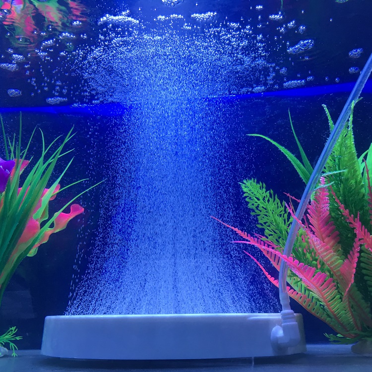HiSin/HaiXin HT200 200mm Wholesale Ozone Diffuser White Color Aquaculture Aquarium Air Stone with super mirco bubbles