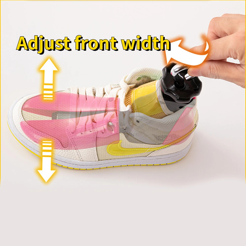 1Pc unisex adjustable flat high-heeled shoes stretch shoe tree mens plastic portable shoe shape stretch shoe rack 241126