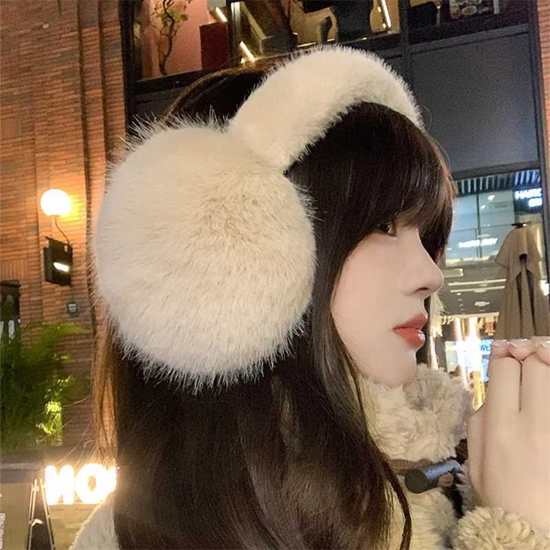 Winter Fashion Cartoon Warm Earrings Outdoor Refrigeration Womens Artificial Fur Earrings Foldable Earrings Soft Plush Earrings W241126