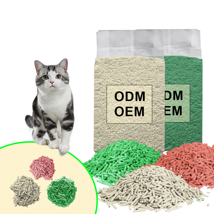 Strong Clumping Flushable Cat Litter Pellets Ultra Absorbent,odor Control,dust-free,low Tracking Eco Tofu Cat Litter Sand Cats