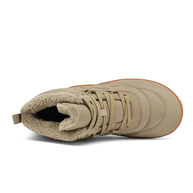 Winter Boots for Men Snow BareFoot Outdoor Non-slip Warm Fur Casual Sneakers Plus Size Lightweight Ankle Boots Hiking Shoes 241125