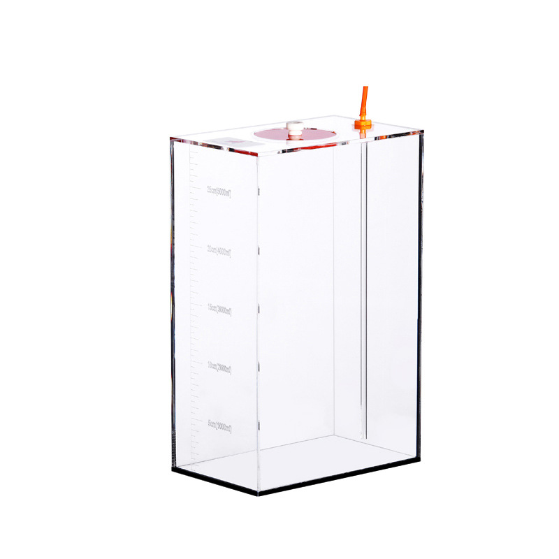 Red Starfish Acrylic Dosing Pump Scale Liquid Storage Bucket With Scale 1.5L/2.5L/4.5L/5L/10L Reservoir Container