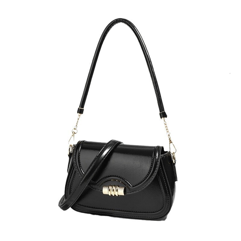 Niche Designer Bag New Texture Saddle Bag French One Shoulder Armpit Bag Retro Fashion Small Square Bag