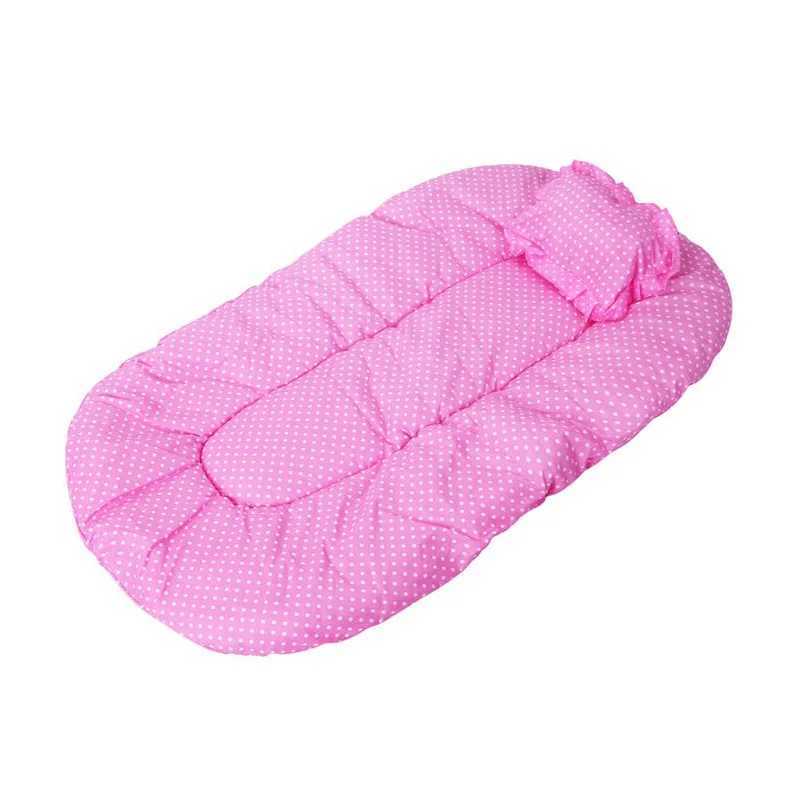 0-3Years Portable Foldable Baby Netting Polyes Bedding Crib Three piece Suit Netting Bed Mattress Pillow Children Tent