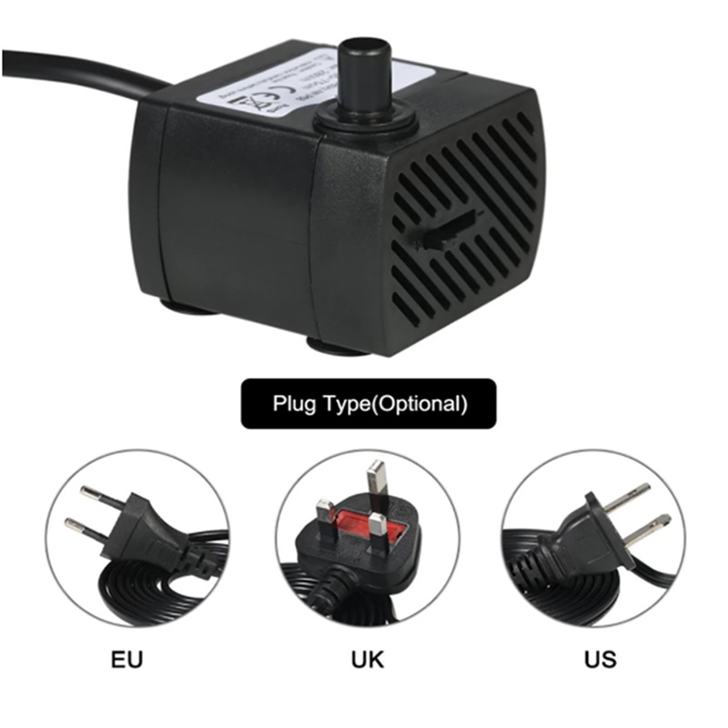 Zaoheian AC110-220V Freshwater fish tank submersible pump aquarium water pump garden spray pump