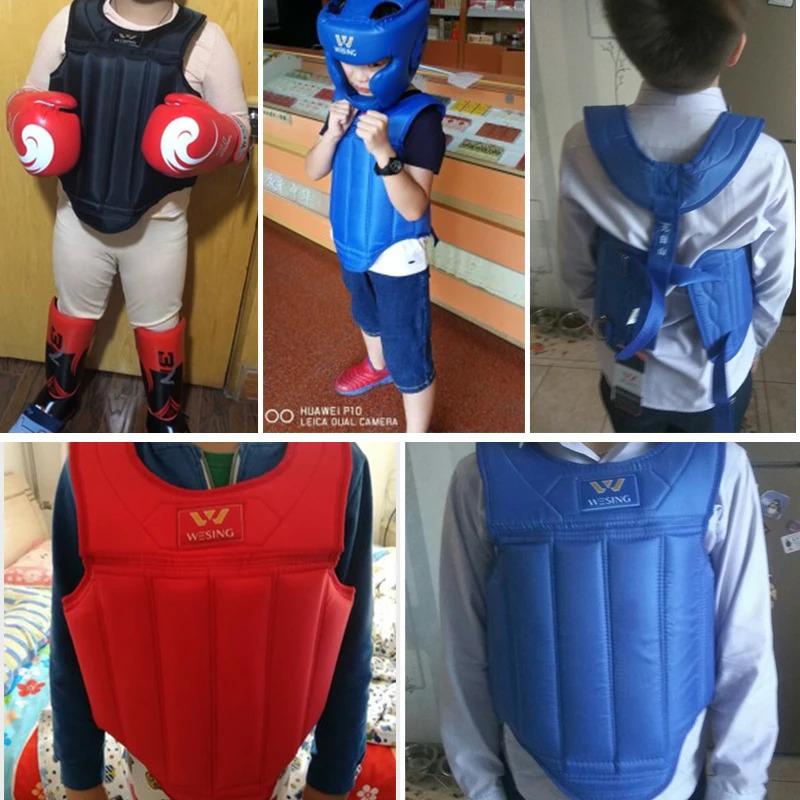 Wesing Sanda Chest Guard MMA Protector Body Wushu Chest Guard Martial Arts Protective Gears 241126