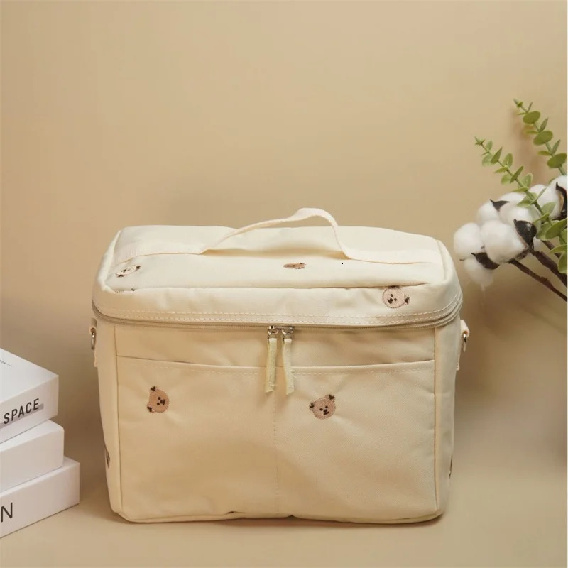 Outdoor Mommy Shoulder Diaper Bags Baby Cart Hanging Bag Waterproof Baby Bottle Insulation Mommy Bag Babies Trolley Accessories 241126