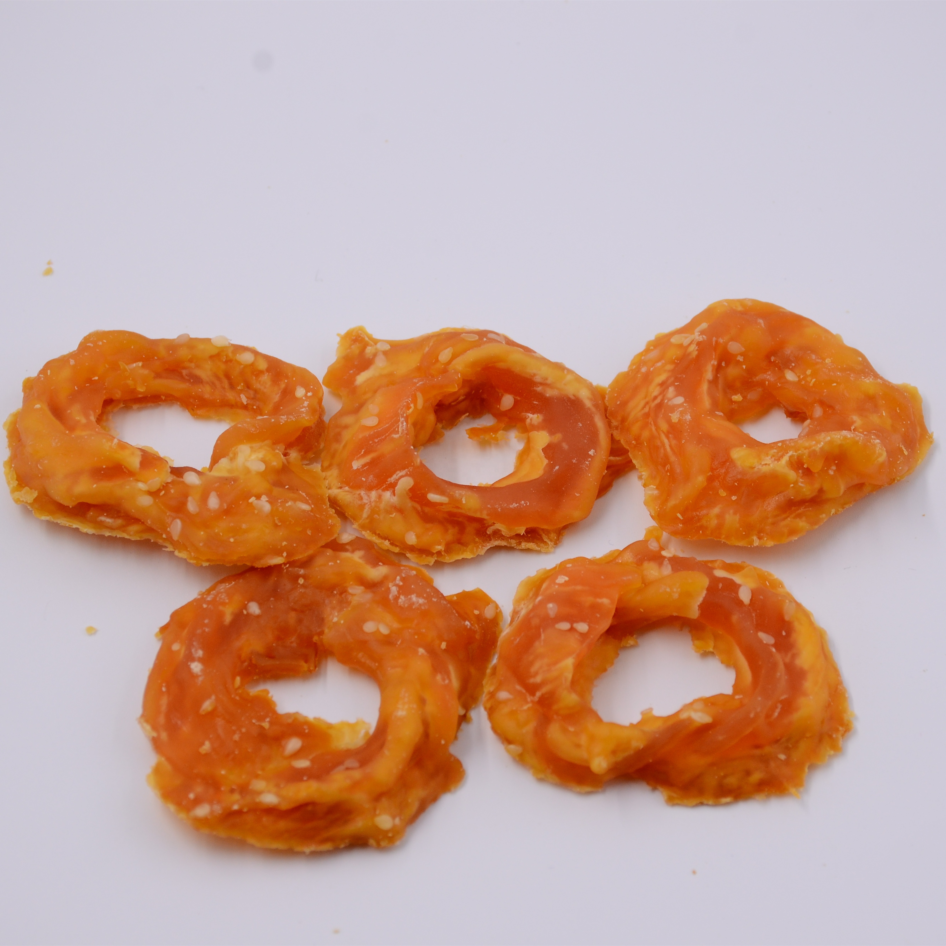factory directly wholesale duck wrap salmon ring pet food high quality chicken wrap fish ring pet Treats natural dog snacks