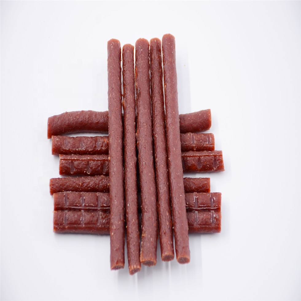 beef stick dog treat all breeds oem factory wholesale private label organic dog snack pet foods