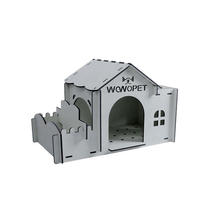 2021 Modern Animal Cage Solid Opening Roof Dog House for Small Pet House