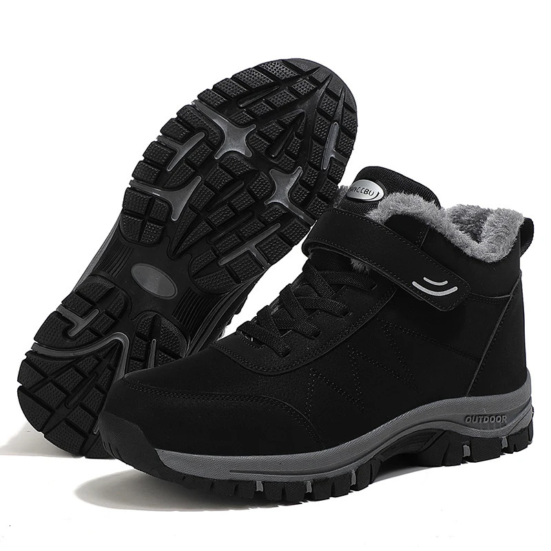 Men Top Quality Casual Snow Boots Waterproof Warm Winter Shoes Men Hiking Boots Outdoor Mountain Climbing Sneaker Man Trekking 241114