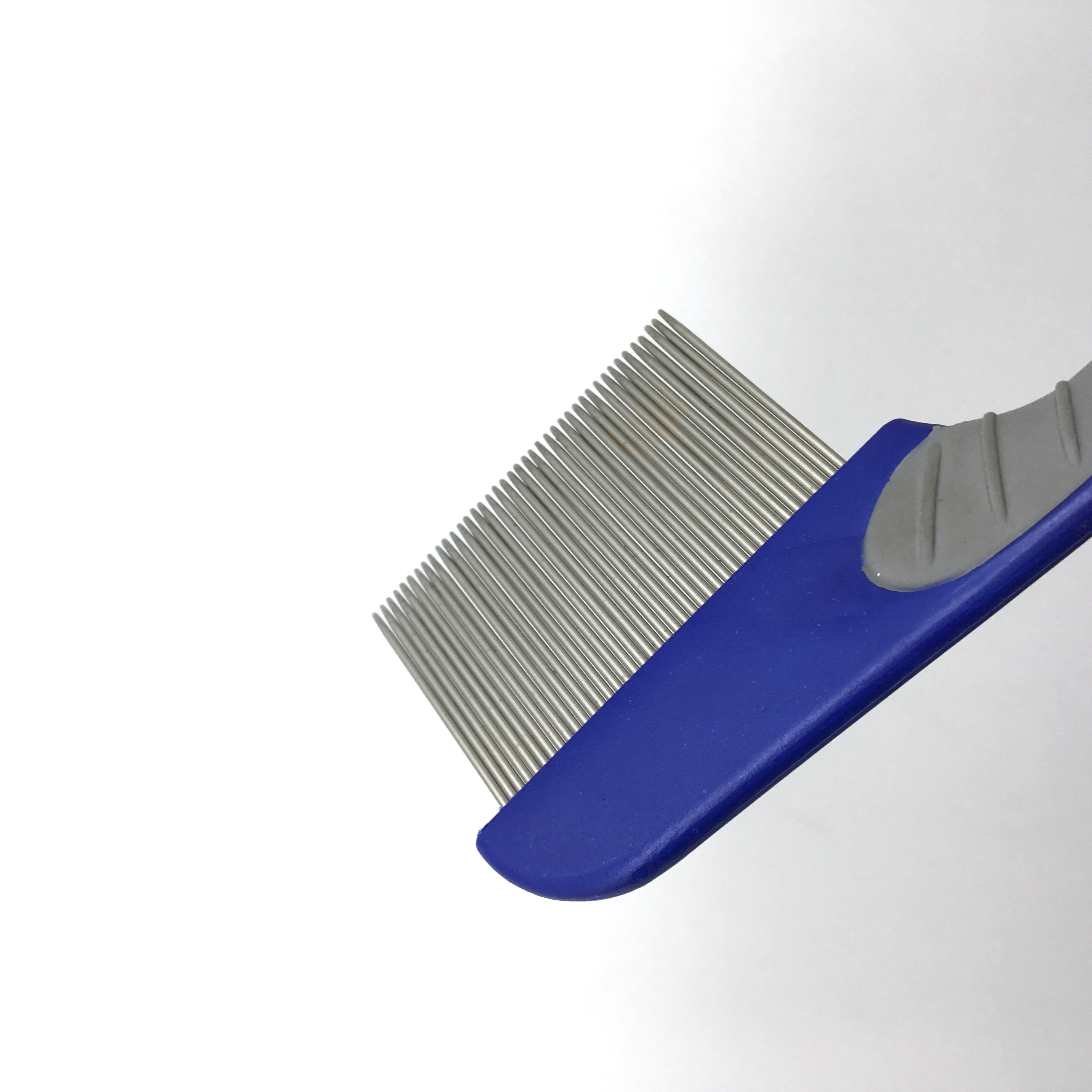 Pet Cat Animal Puppy Poodle Hair Shedding Grooming Comb Stainless Pin Brush Flea Lice Nit Louse Tick Comb