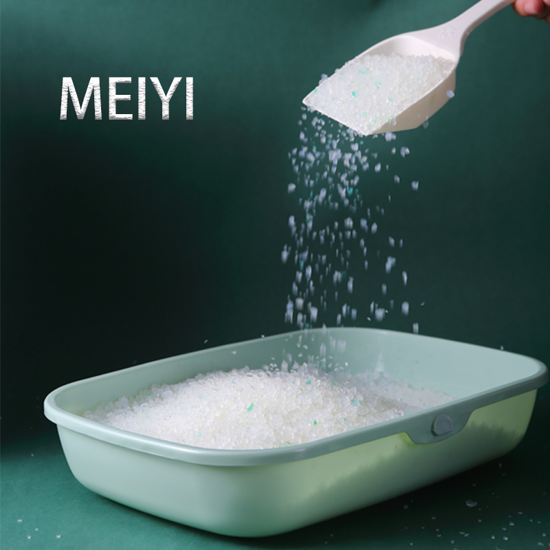 Absorbent Silica Gel Sand Filler Clean Bulk Cat Litter Silica Gel Cat Litter For Wholesale Product Low Dust With Fragrance