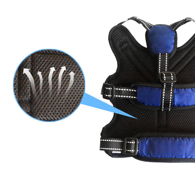 Luxury Service Dog Harness Set Designer Custom Logo Thermal Auxiliary No Pull Pet Harness and Leash Waterproof