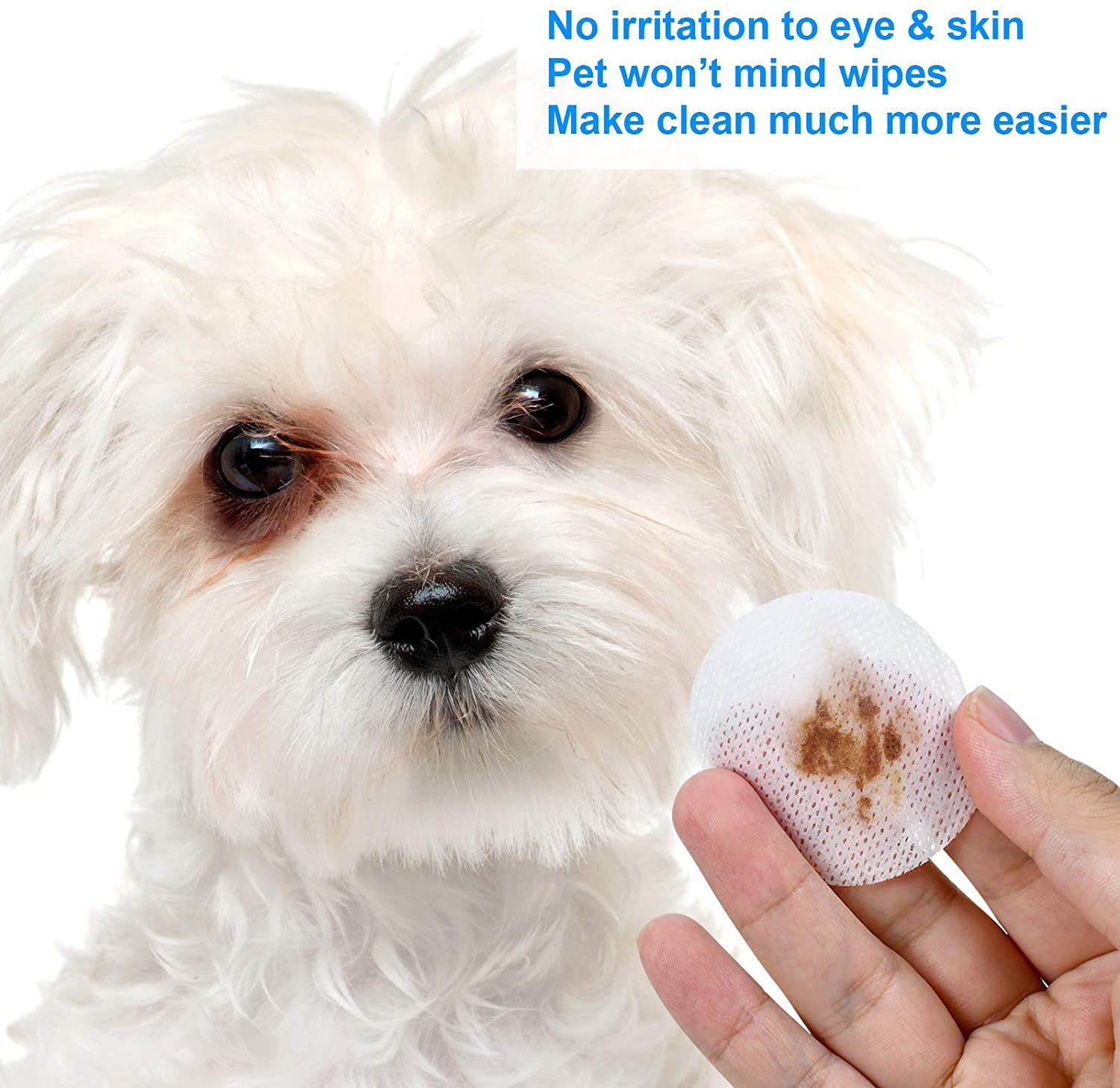 OEM Pet Cleaning Product Pet Eye Wipes Remove Tears Clean Stain Remover Pet Wipes For Cats Dogs