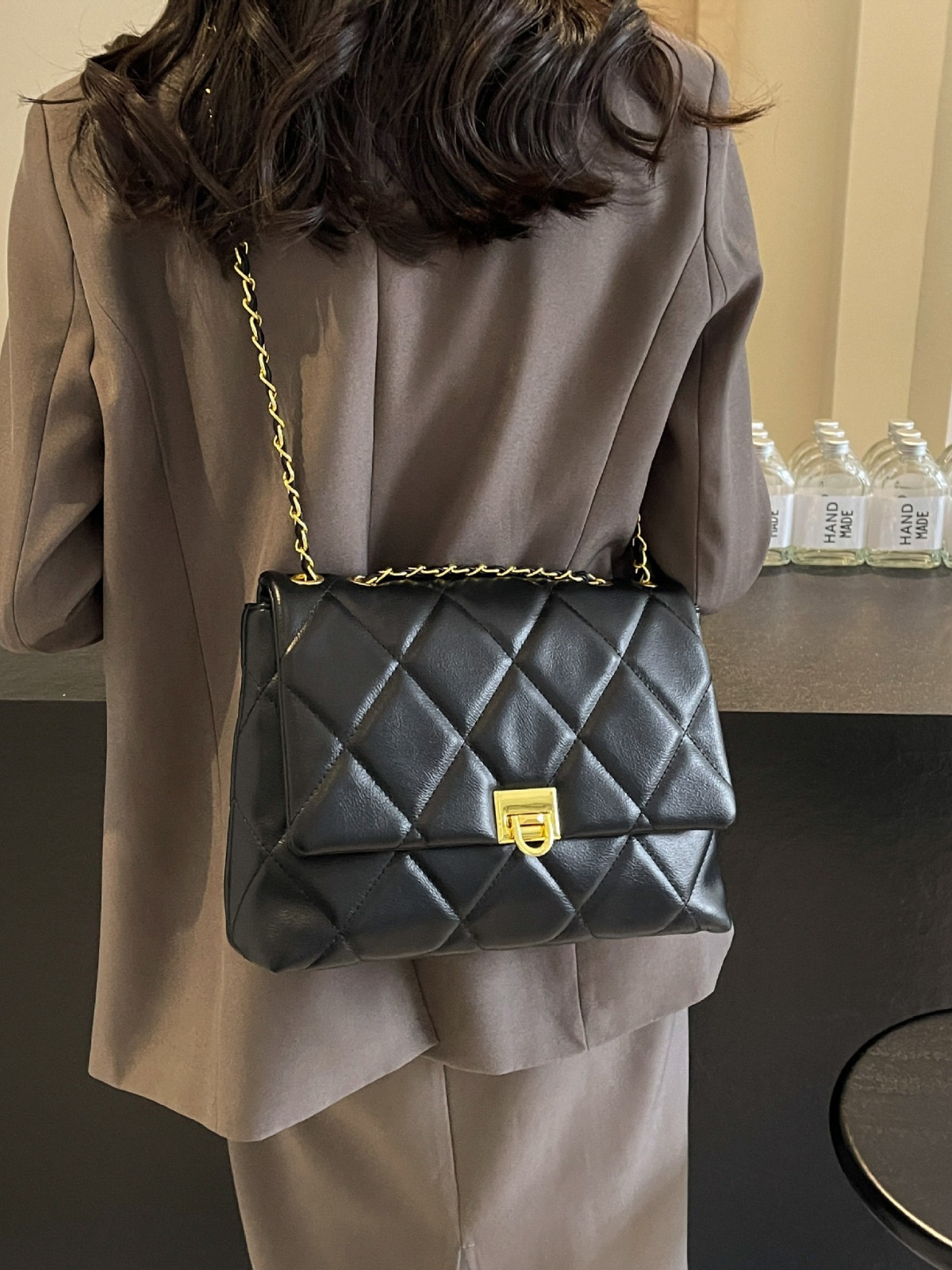 Lingge Chain Small Fragrant New Women's Fashion Crossbody With Western Style Buckle Single Shoulder Underarm Bag Designer Bags Handbags Women